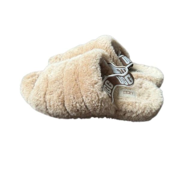 UGG Fluff Yeah Slide Women's Slide Natural Size 9 - Picture 6 of 8